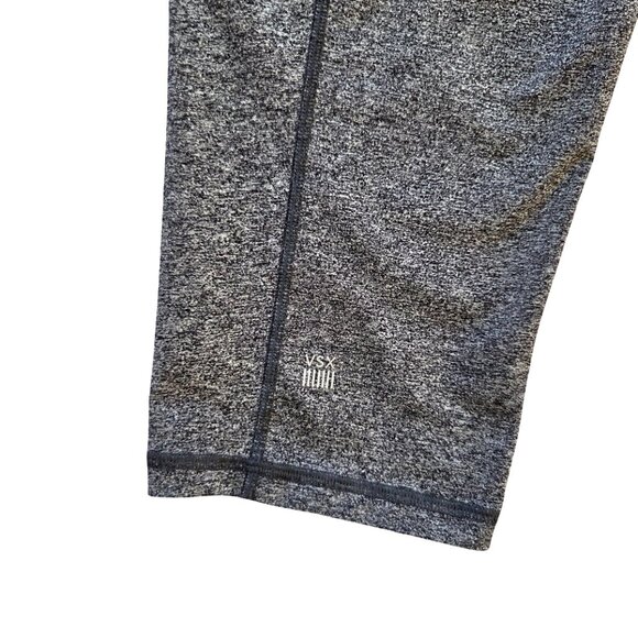 Victoria's Secret VS Sport Cropped Leggings Womens L Gray Athleisure Workout - Picture 6 of 10